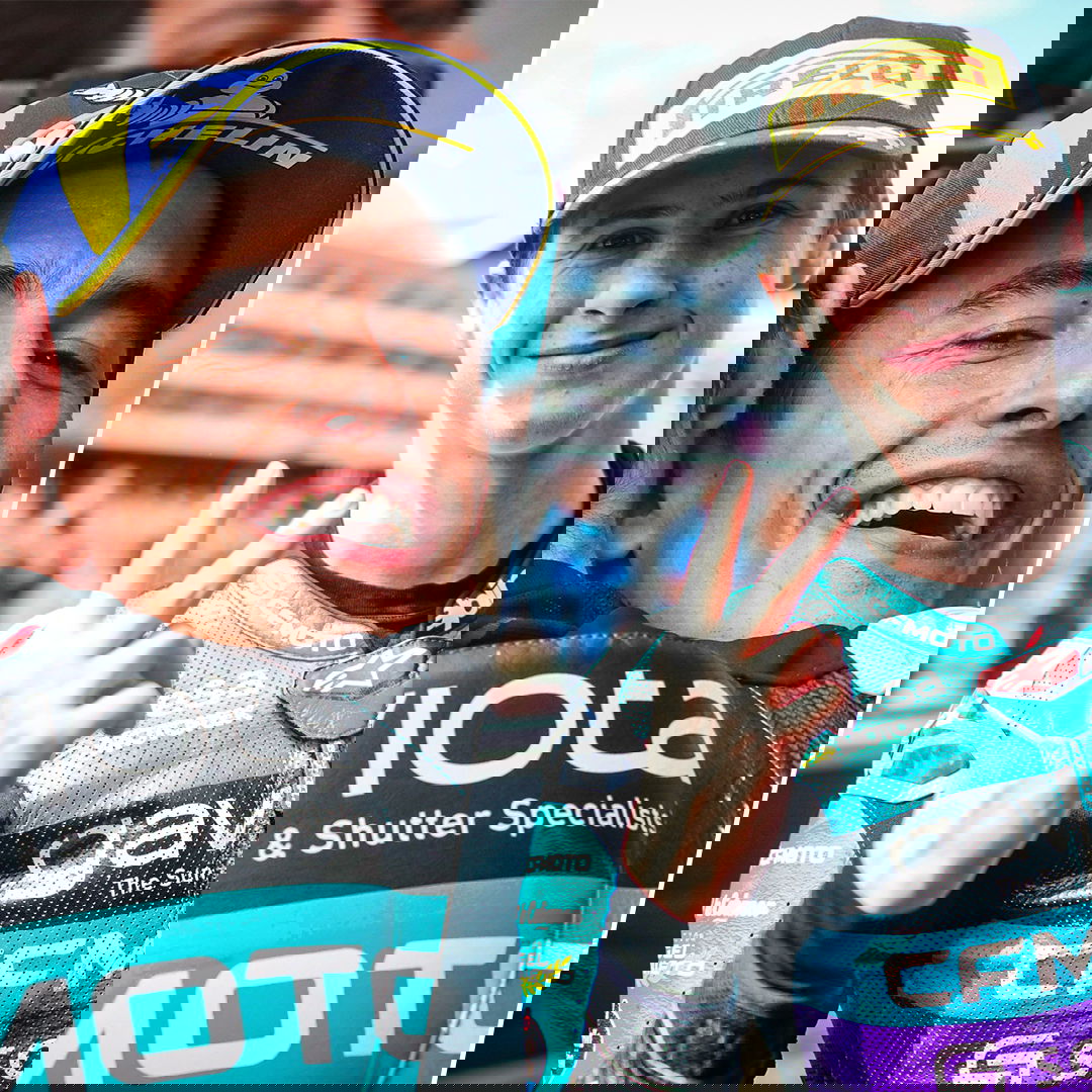 Marc Marquez and Maximo Quiles